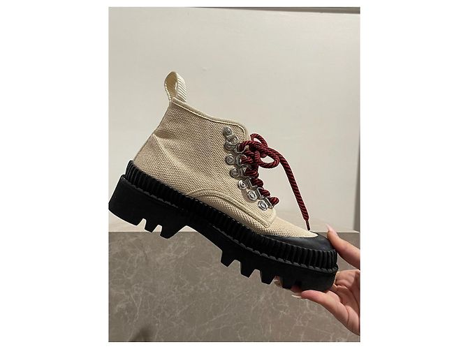 Botines Proenza Schouler T.37 Beige - vista 7