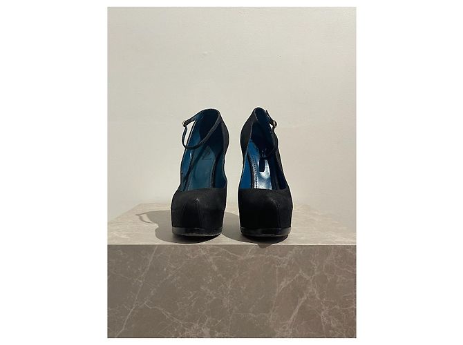 Décolleté Yves Saint Laurent neri T.39 Nero - vista 3