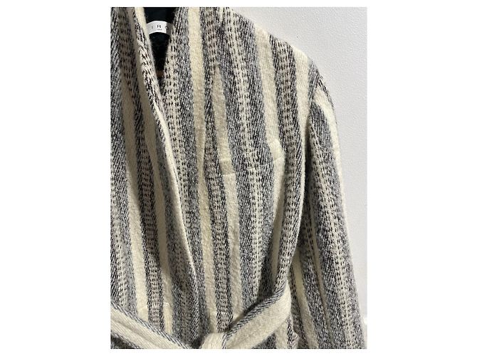 Iro Strickjacke mit Streifen Beige XS - Ansicht 2