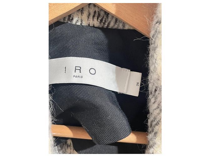 Iro Strickjacke mit Streifen Beige XS - Ansicht 7