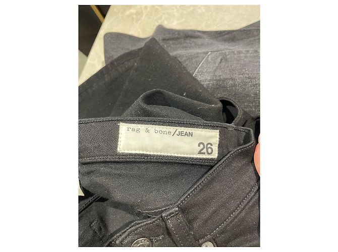 Jeans Rag & bone nero T.26 - vista 5
