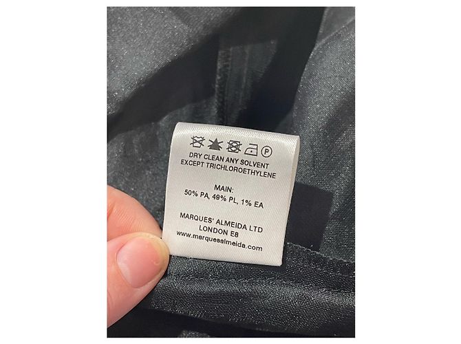 Kleid Marques Almeida schwarz T.XS - Ansicht 5