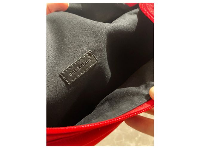 Borsa cintura Balenciaga rossa Rosso - vista 5