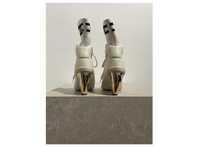 Botines Dior blancos T.37,5 - vista 8