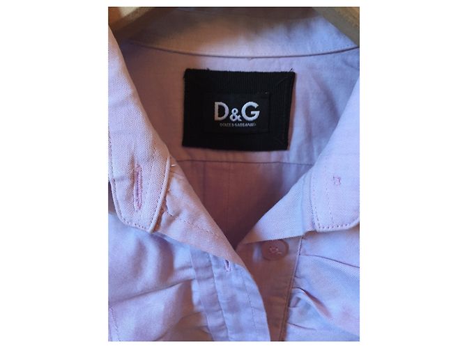 Camicia Dolce & Gabbana rose T.36 Rosa - vista 5