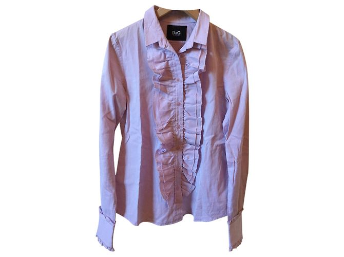 Camicia Dolce & Gabbana rose T.36 Rosa - vista 7