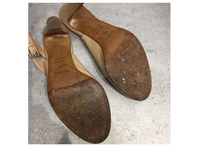 Hermès Sandali Hermes beige T.37,5 - vista 4