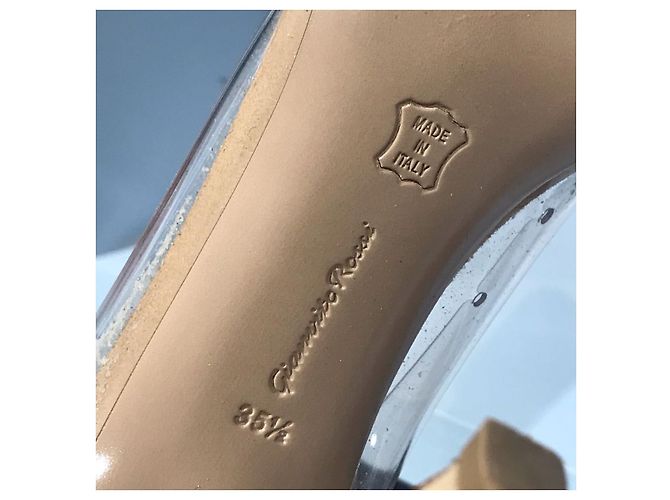 Décolleté Gianvito Rossi plexi T.35,5 Nero - vista 6