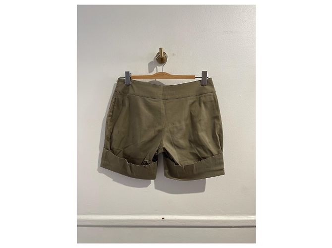 Autre Marque Short Sarah Djeradi kaki T.40 Cachi - vista 3