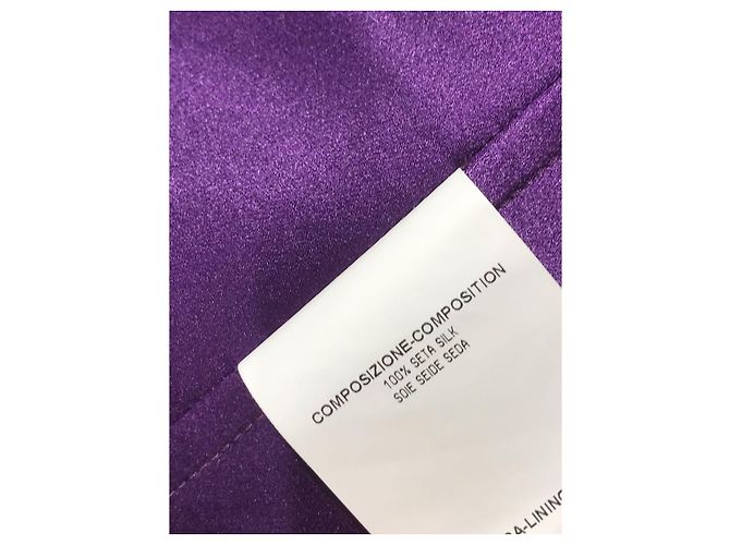 Abito Yves Saint Laurent viola T.38 Porpora - vista 5