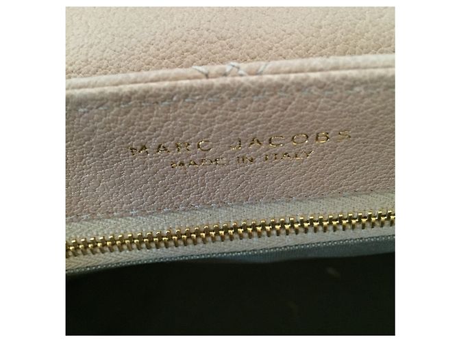 Bolsa Marc Jacobs de couro acolchoado rosa e ecru - vista 8