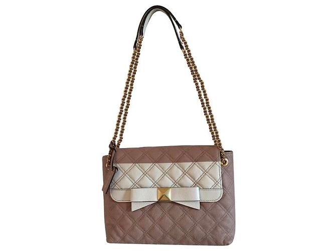 Bolsa Marc Jacobs de couro acolchoado rosa e ecru - vista 9