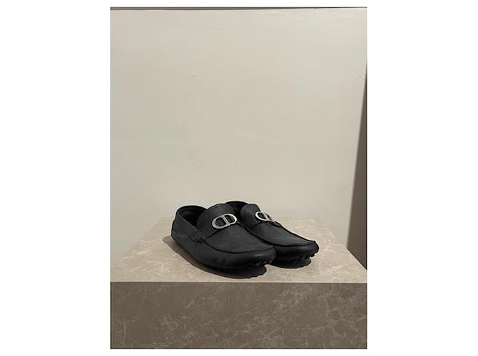 Mocassini Dior neri T.39 Nero - vista 2