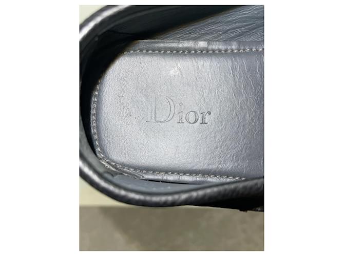 Mocassini Dior neri T.39 Nero - vista 8