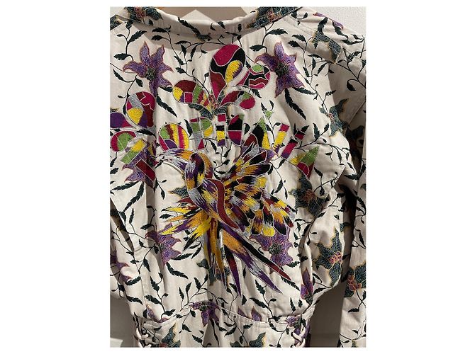 Vestido Isabel Marant estampado T.34 Beige - vista 4