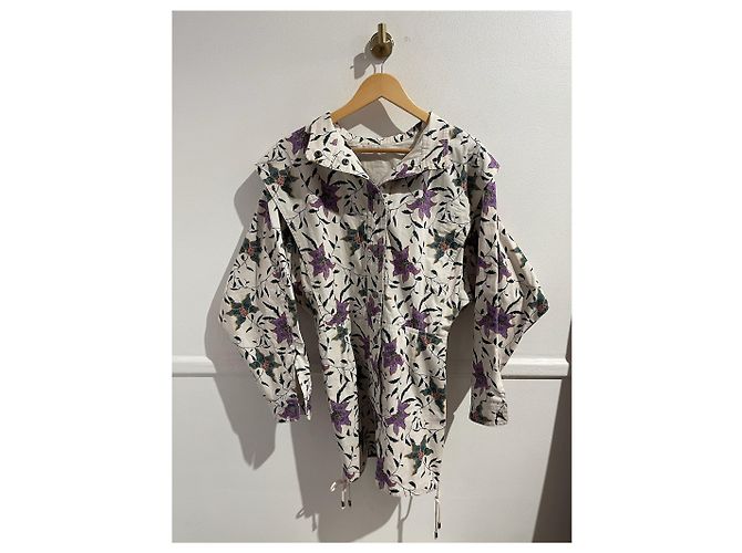 Vestido Isabel Marant estampado T.34 Beige - vista 5