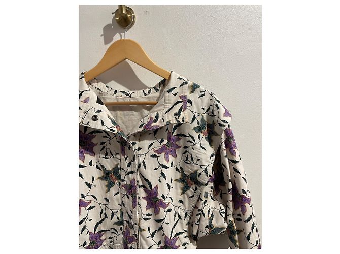 Vestido Isabel Marant estampado T.34 Beige - vista 6