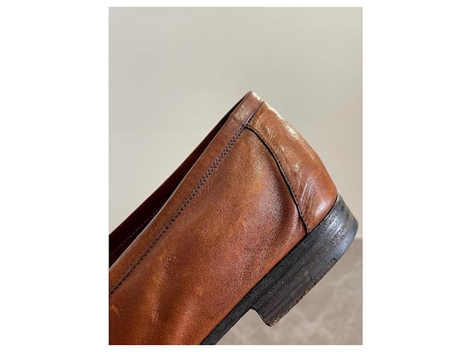 Mocassini Berluti camel T.45 Cammello - vista 11