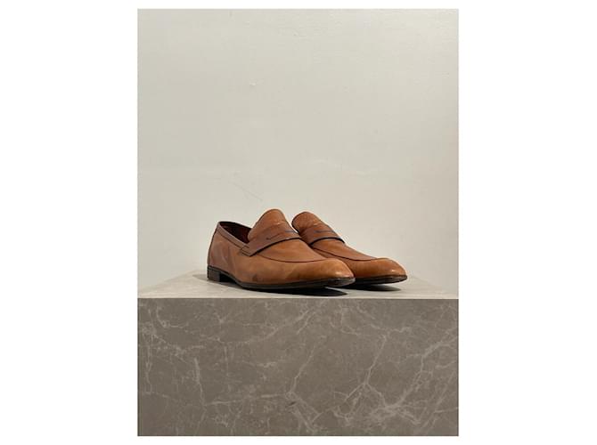 Mocassini Berluti camel T.45 Cammello - vista 2