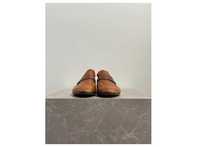 Mocassini Berluti camel T.45 Cammello - vista 3