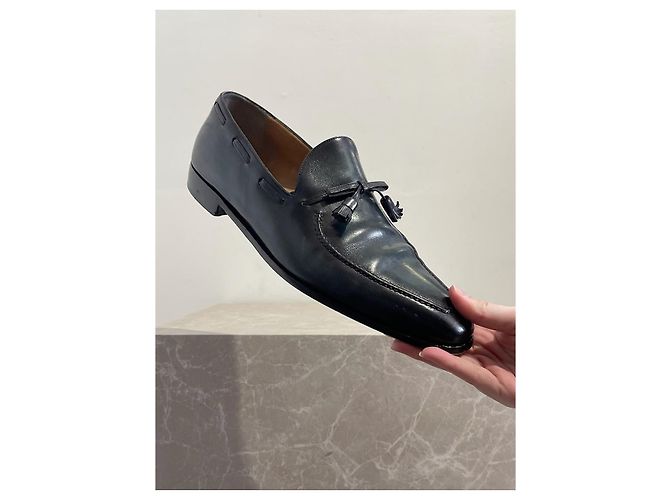 Mocassins Berluti verdi T.45 Verde - vista 7