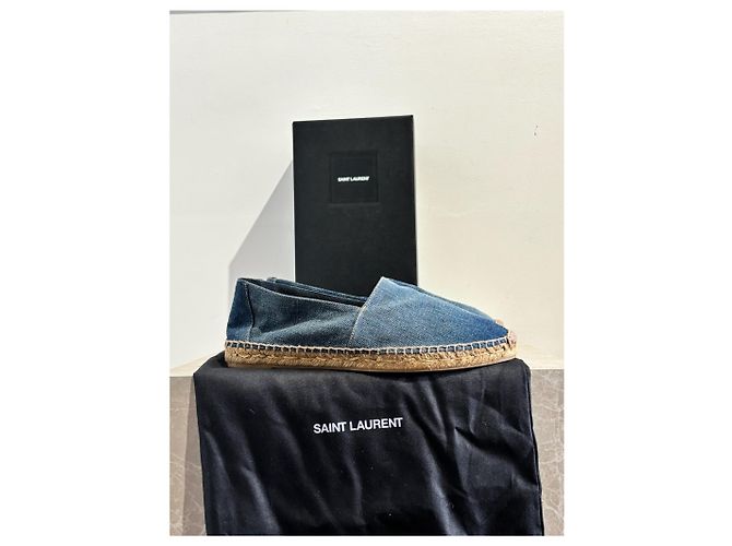 Espadrilles Saint Laurent T.42 NUOVE Blu - vista 10