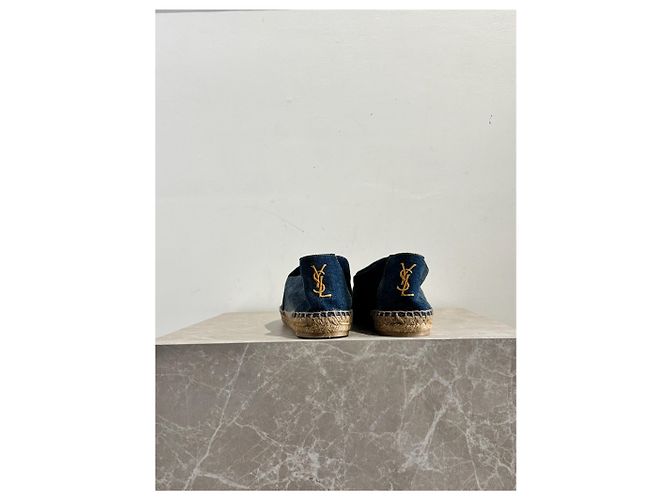 Espadrilles Saint Laurent T.42 NUOVE Blu - vista 4
