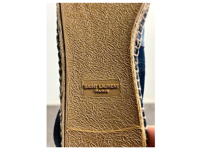 Espadrilles Saint Laurent T.42 NUOVE Blu - vista 7