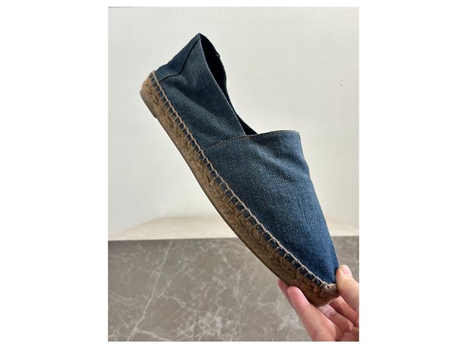 Espadrilles Saint Laurent T.42 NUOVE Blu - vista 9
