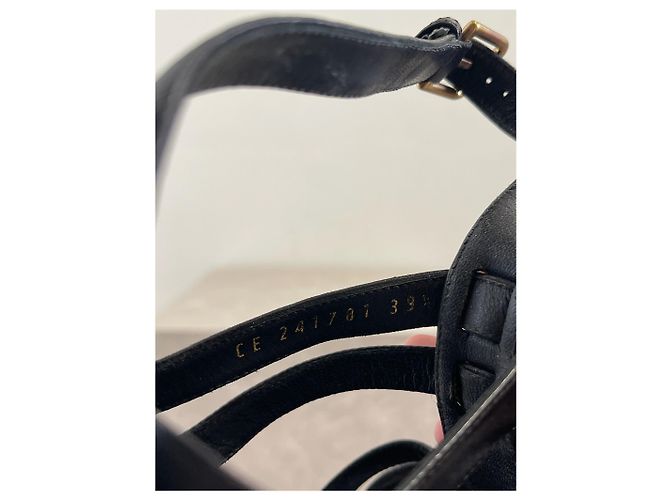 Sandali Yves Saint Laurent neri T 39.5 Nero - vista 9