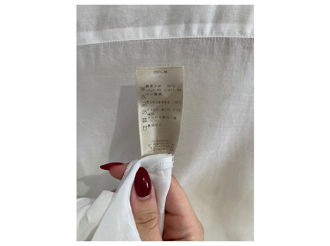 Camicia Burberry bianca T.S Bianco - vista 6