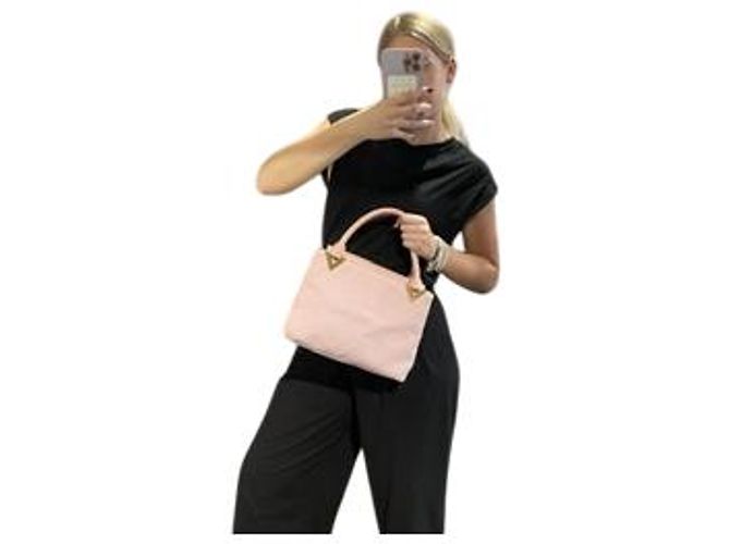Valentino Garavani Borsa Valentino Rose Tweed Rosa - vista 10