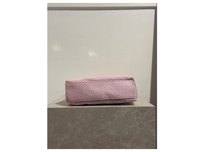 Valentino Garavani Borsa Valentino Rose Tweed Rosa - vista 6
