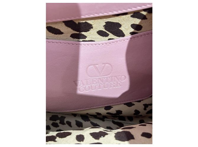 Valentino Garavani Borsa Valentino Rose Tweed Rosa - vista 9