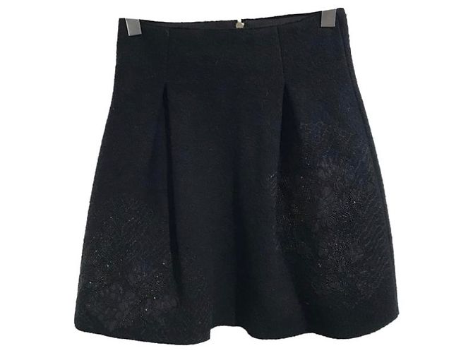 Valentino Garavani Falda Valentino negra T.S Negro - vista 6