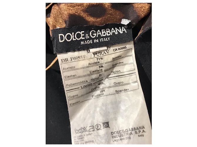 Kleid Dolce & Gabbana schwarz T.36 - Ansicht 5