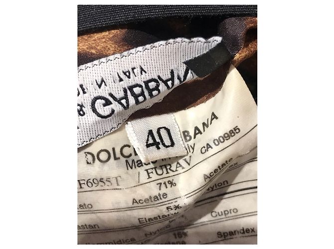 Kleid Dolce & Gabbana schwarz T.36 - Ansicht 6