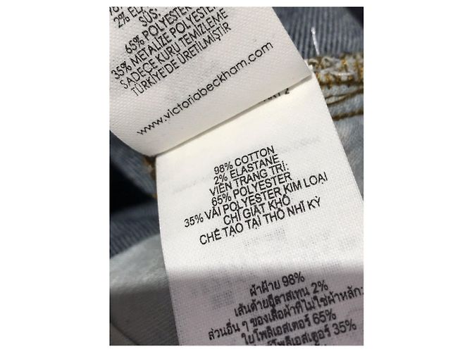 Jeans Victoria Beckham T.27 Azul - vista 5