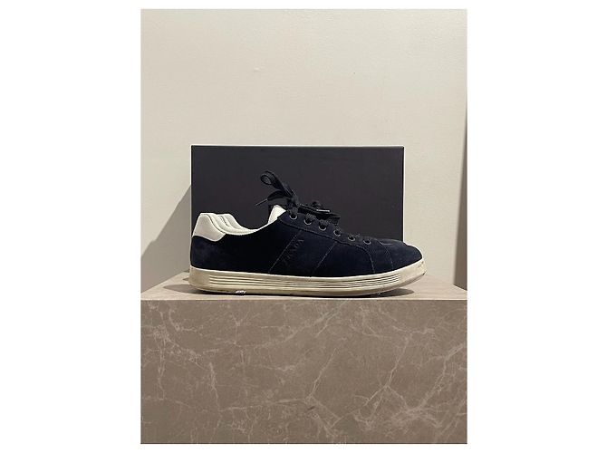 Sneakers Prada blu scuro T.41,5 - vista 10