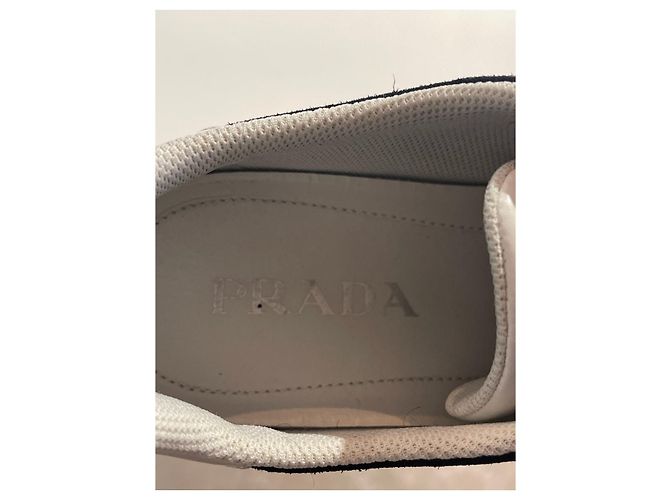 Sneakers Prada blu scuro T.41,5 - vista 6