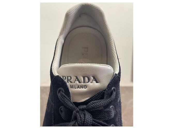 Sneakers Prada blu scuro T.41,5 - vista 7