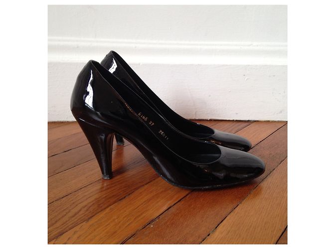 Décolleté Isabel Marant vernice neri T.37 Nero - vista 3