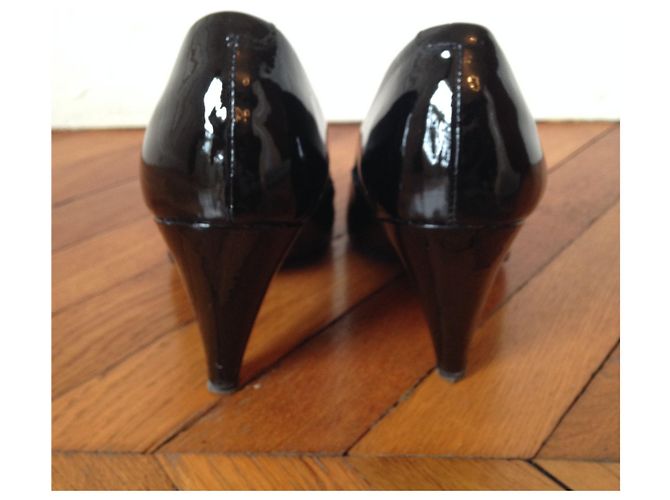 Décolleté Isabel Marant vernice neri T.37 Nero - vista 4