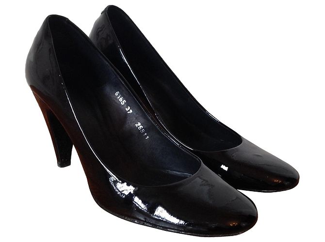 Décolleté Isabel Marant vernice neri T.37 Nero - vista 7