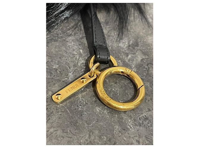 Lanvin Charm per borsa Fendi Monster Nuovo Nero - vista 4