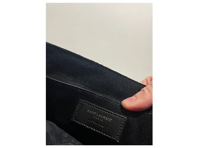 Borsa Saint Laurent nera Betty Satchel Nero - vista 10