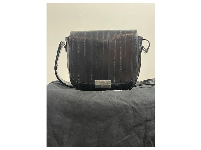 Borsa Saint Laurent nera Betty Satchel Nero - vista 12