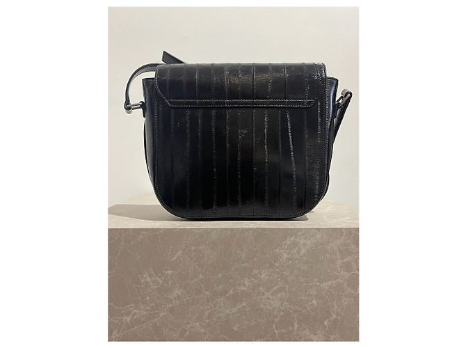 Borsa Saint Laurent nera Betty Satchel Nero - vista 3