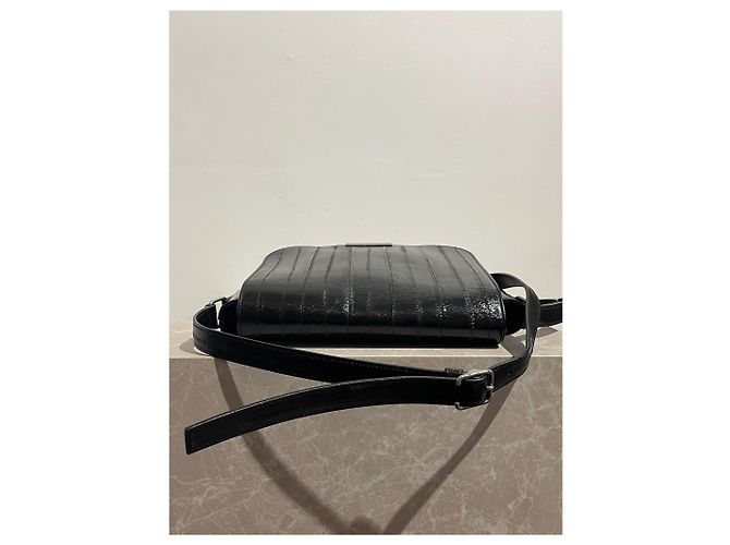 Borsa Saint Laurent nera Betty Satchel Nero - vista 7
