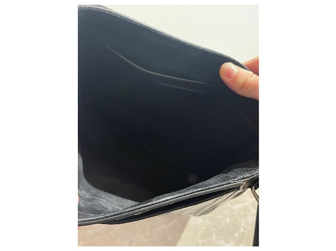 Borsa Saint Laurent nera Betty Satchel Nero - vista 9